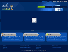 Tablet Screenshot of contest.collectiva.in